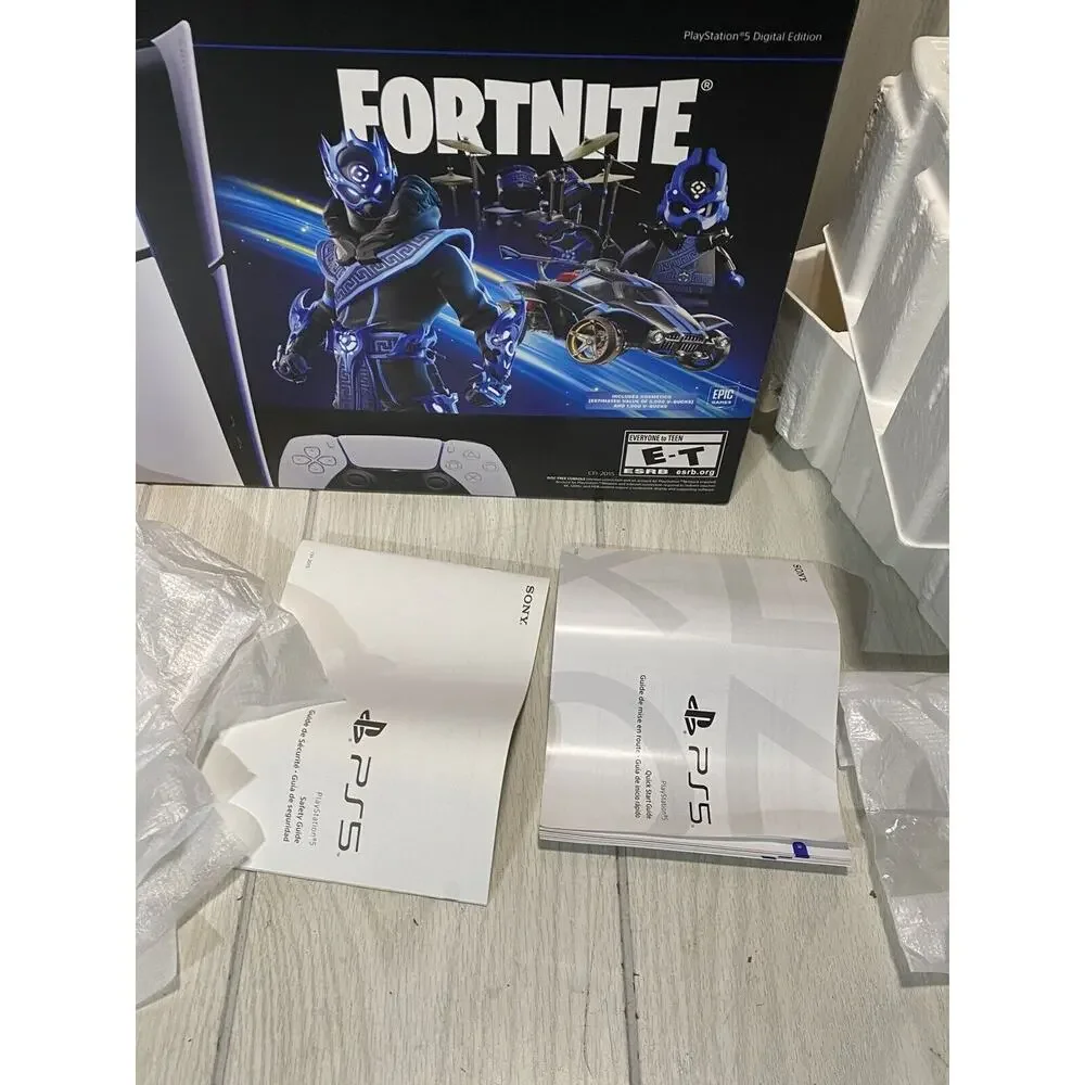 Sony PS5 (BOX ONLY with whatever is on the picture)